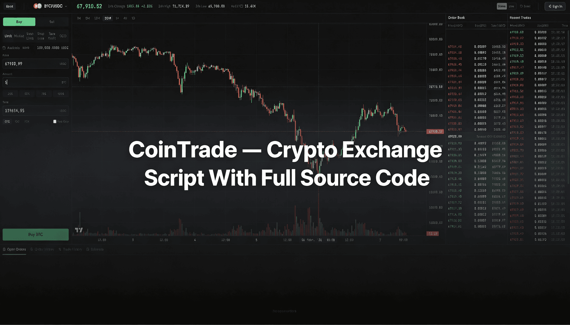 CoinTrade - Crypto Exchange Platform With Binance API Integration