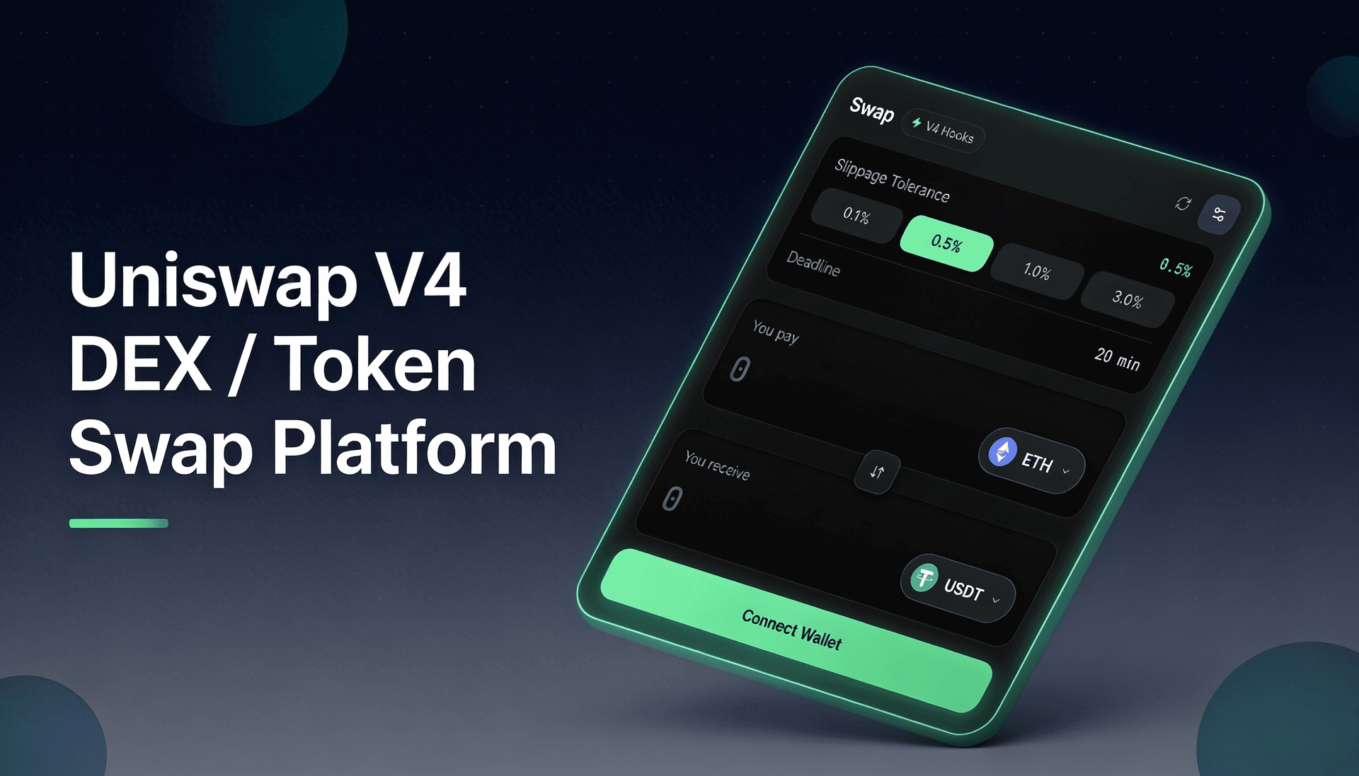 Uniswap V4 DEX / Token Swap Platform — Full Source Code with Smart Contracts