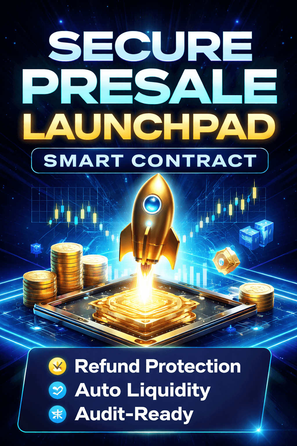 Secure Presale Launchpad Smart Contract (Audit-Ready)