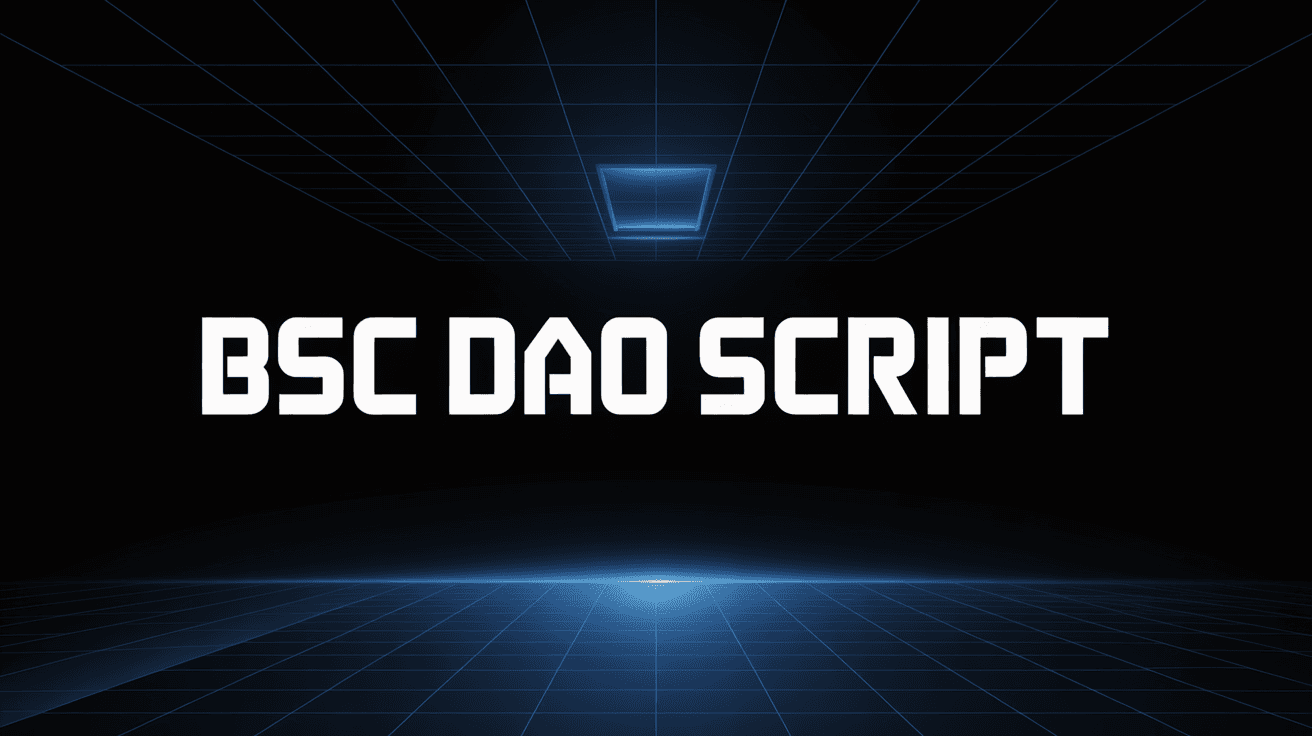 BSC DAO Script - Autonomous Governance DApp with Smart Contracts & Staking