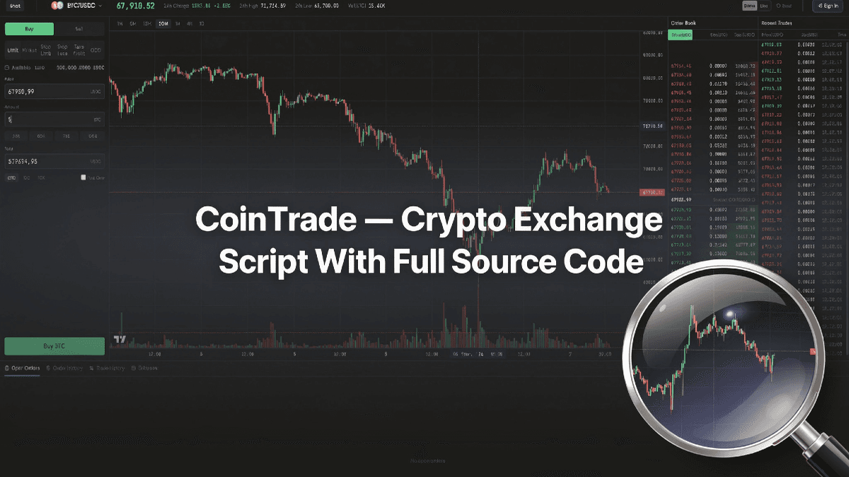 CoinTrade Review: A Full Source Code Crypto Exchange Platform With Binance API Integration