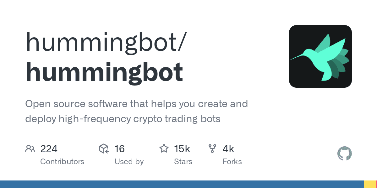 Hummingbot - High-Frequency Crypto Trading Bot Framework - Python