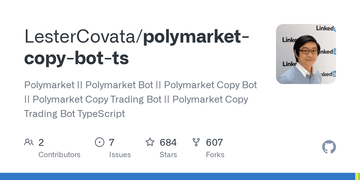 Polymarket Copy Bot TS - Automated Crypto Trading on Polygon