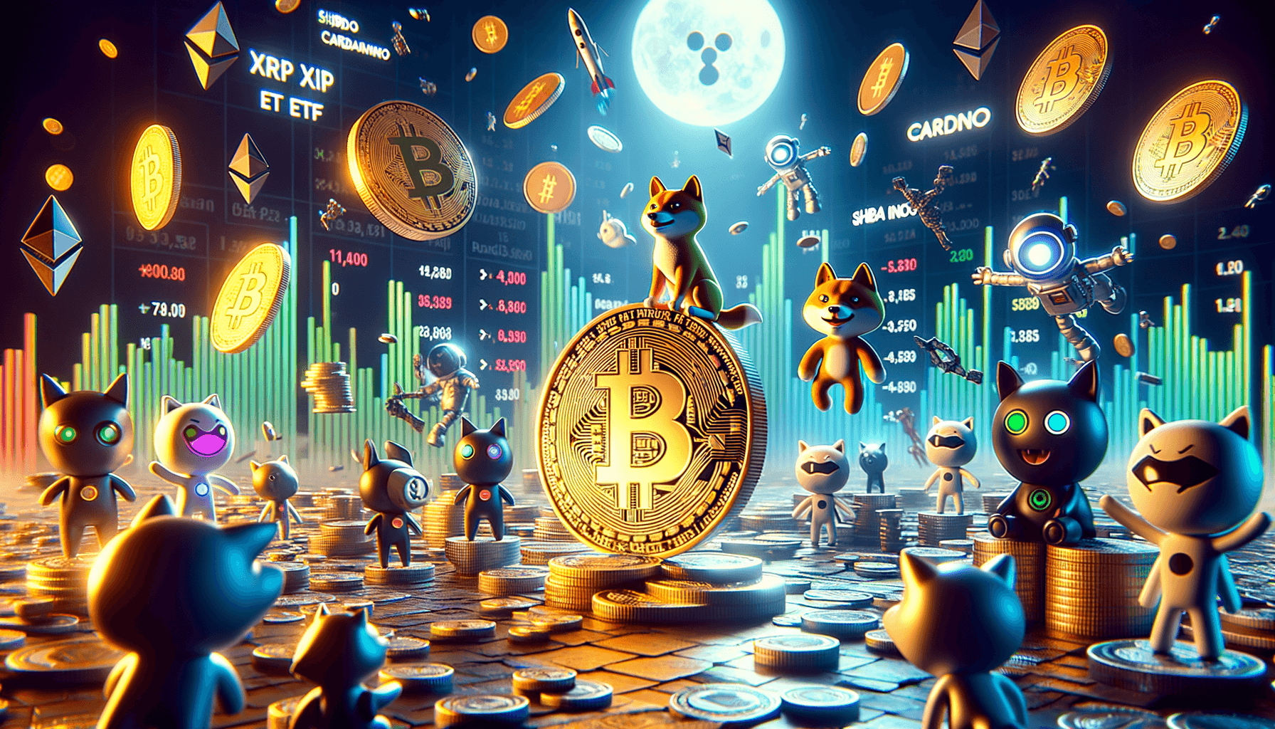 XRP ETF Inflows Surge Past BTC, ETH; SHIB Sees 100T Volume